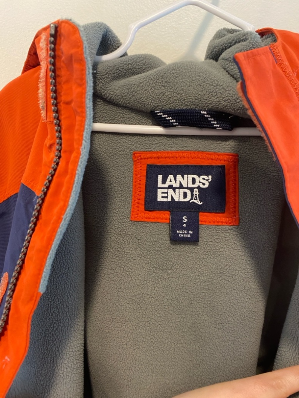 Lands' End Kids Squall Waterproof Insulated Jacket size 4 snow coat winter - Picture 5 of 11